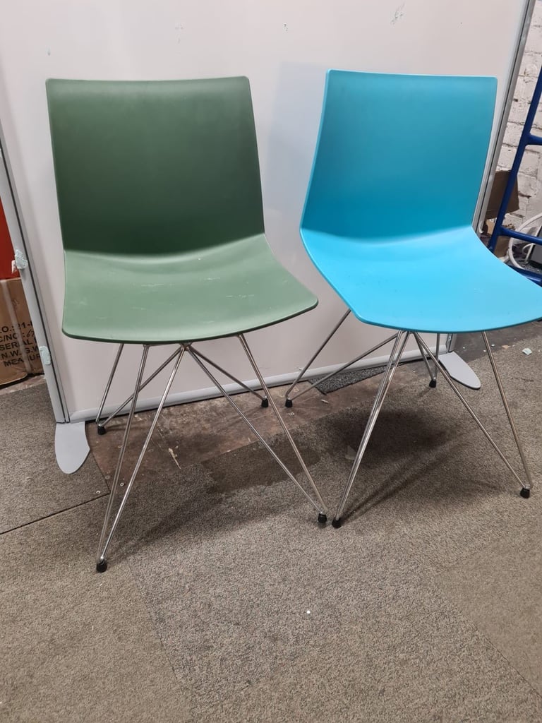stackable meeting and allermuir dining chairs for sale  Each £35