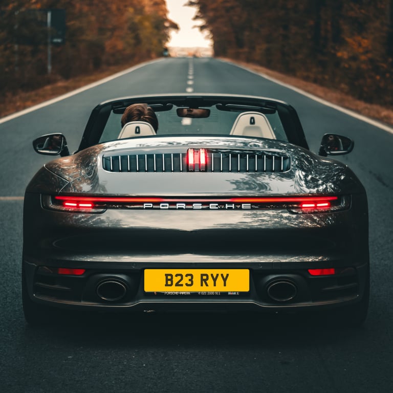image for BERRY BARRY PRIVATE REGISTRATION CHERISHED CAR NUMBER PLATE