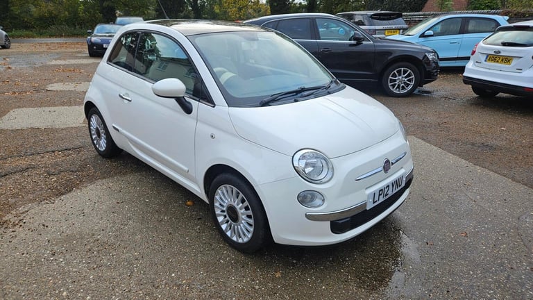 2012 Fiat 500 1.2 Lounge 3dr [Start Stop] HATCHBACK Petrol Manual