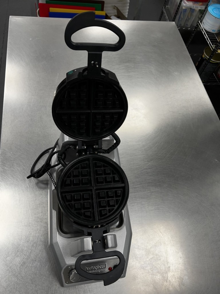 Used Once - Waring Double Waffle Maker