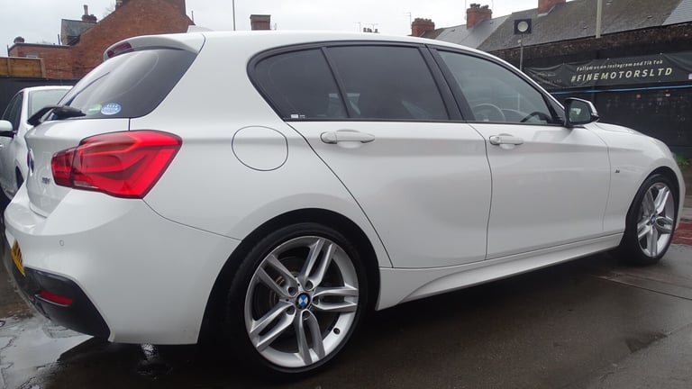 BMW 1 SERIES White Auto Petrol 2016 m sport red leather