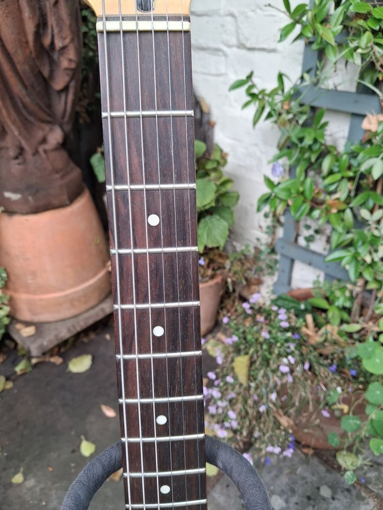 JHS Vintage Advance AV6 Laguna Blue Electric Guitar. New/old stock. Unplayed.