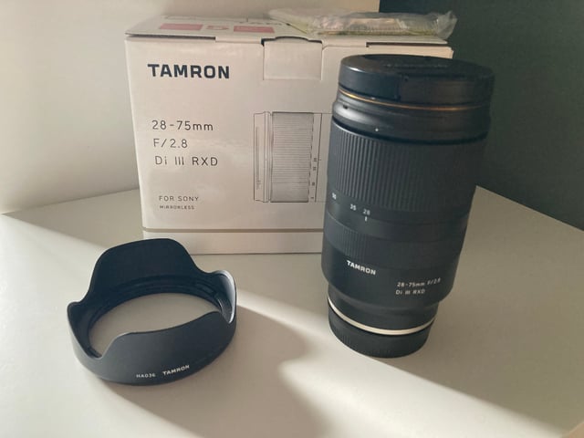 Tamron 28-75mm F2.8 RXD A036SF Lens for Sony-FE - Like new | in Kidlington,  Oxfordshire | Gumtree
