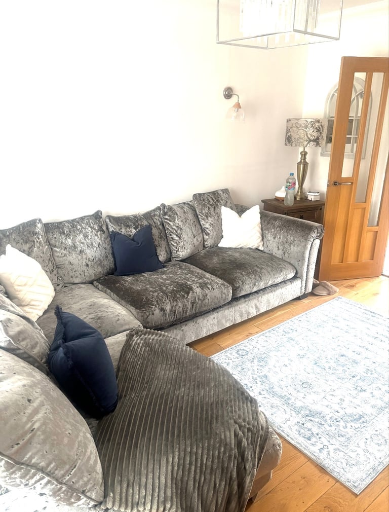 Large DFS corner sofa & Large matching armchair 