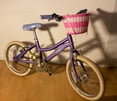 18inch Kids bike and basket for sale 