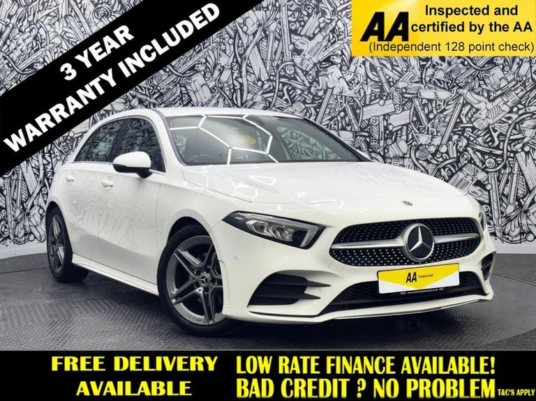 2019 Mercedes-Benz A-Class 1.3 A180 AMG Line (Executive) Hatchback 5dr Petrol 7G-DCT Euro 6 (s/s)...