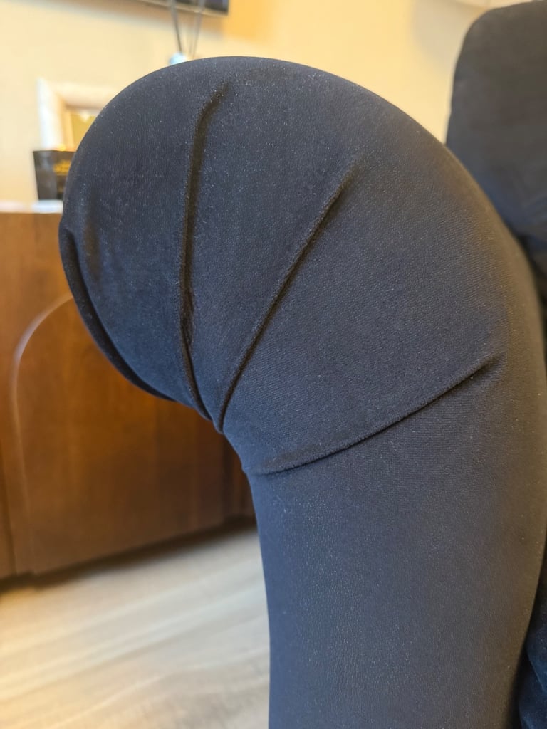 Next Black Velvet Armchair 