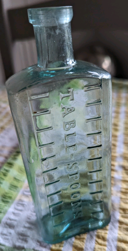 Vintage Glass Tablespoon Measuring Bottle 