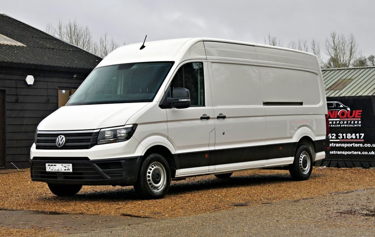 VOLKSWAGEN CRAFTER LWB HIGH ROOF 2.0 TDI 140 BHP EURO 6 CR35 Trendline White Man