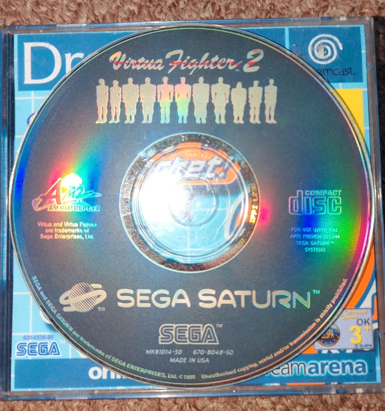 Virtua Fighter 2, Sega Saturn disc only