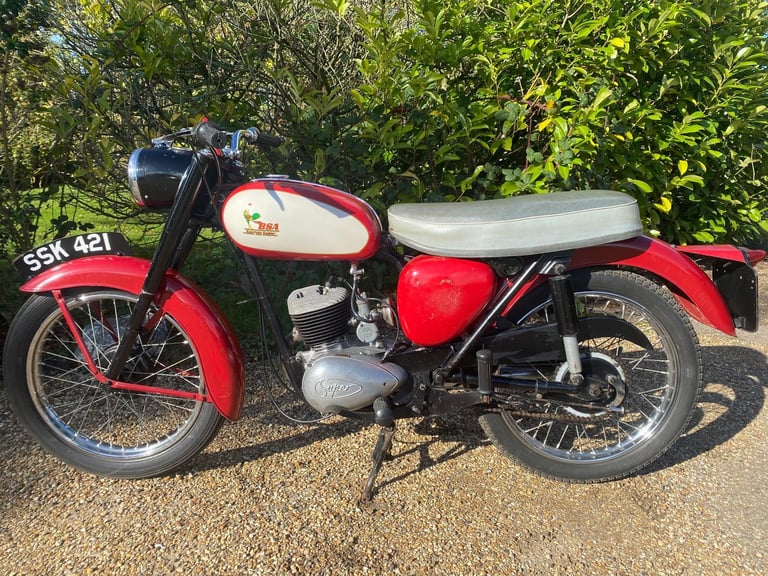 BSA D7 BANTAM 175, 1959, GOOD USABLE LIGHT WEIGHT CLASSIC