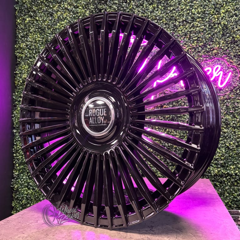 20” 6x120 Alloys Black Rogue Regal Wheels VW T7 New Ford Transit Custom