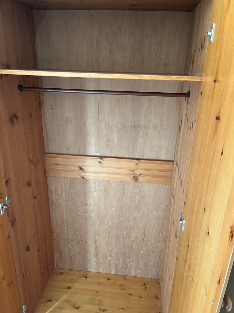 Pine wardrobe 