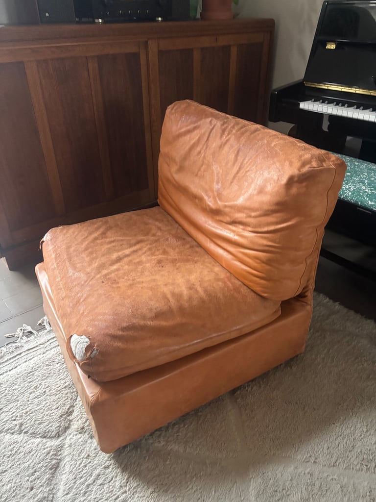 image for 70s leather chair 