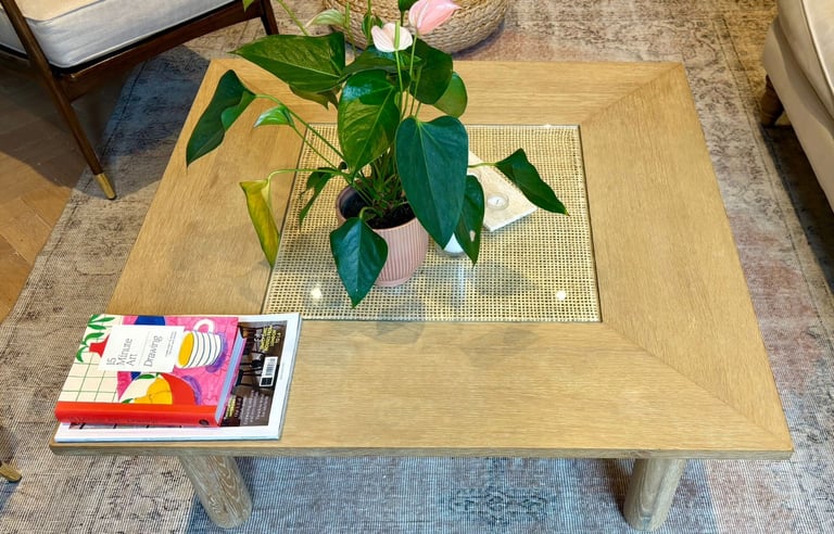 Anthropologie coffee table 