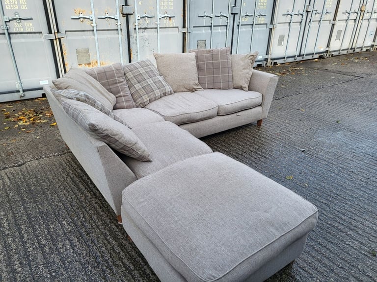 Beige corner sofa, free delivery 