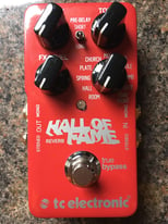 TC Electronic Hall Of Fame reverb pedal guitar effects pedal 