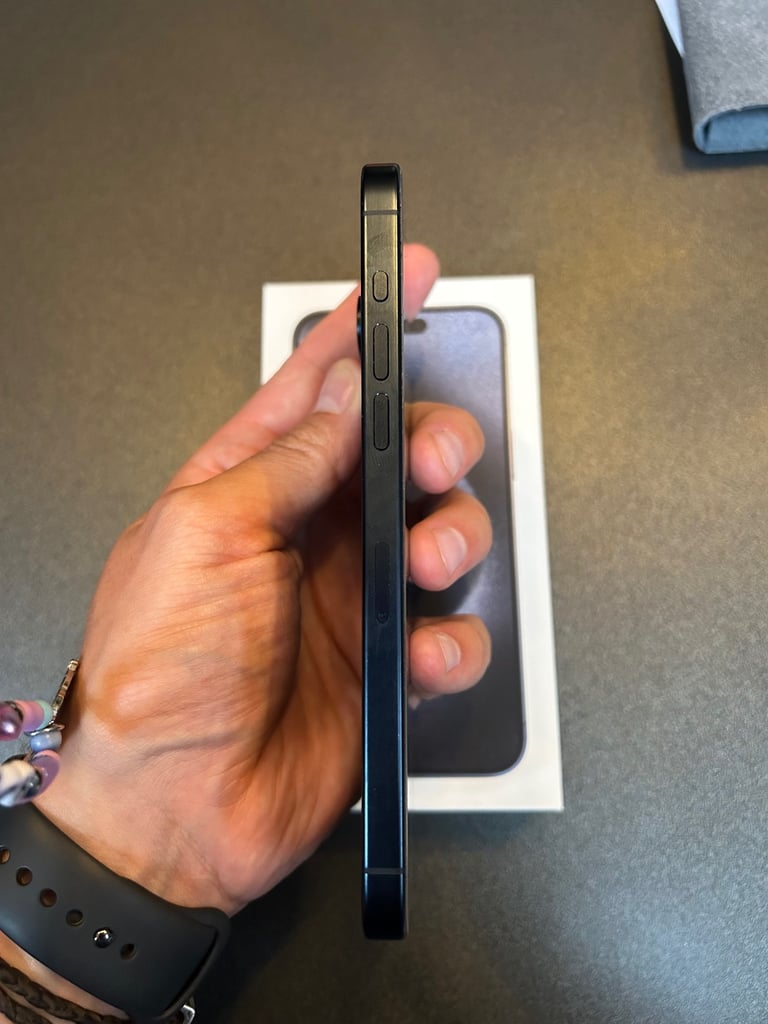 Apple iPhone 15 Pro Max Blue Titanium 256gb Unlocked 
