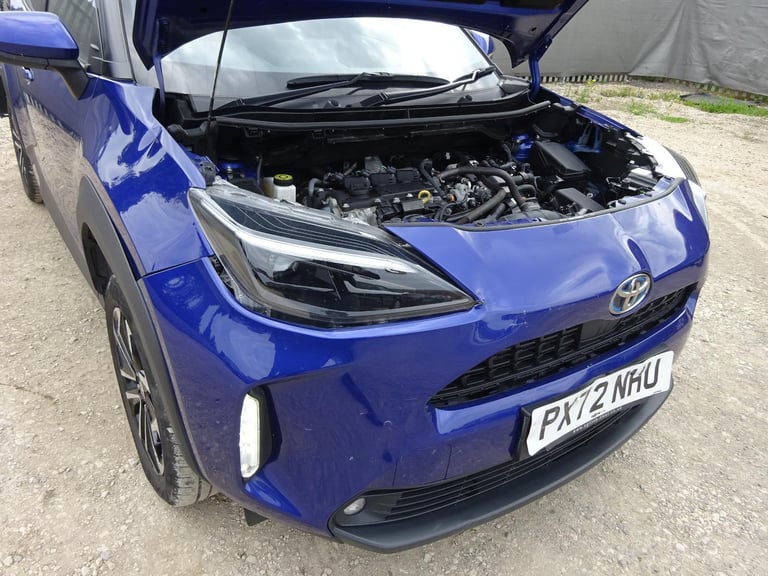 2022 72 REG TOYOTA YARIS CROSS DESIGN HEV HYBRID AUTO DAMAGED SALVAGE