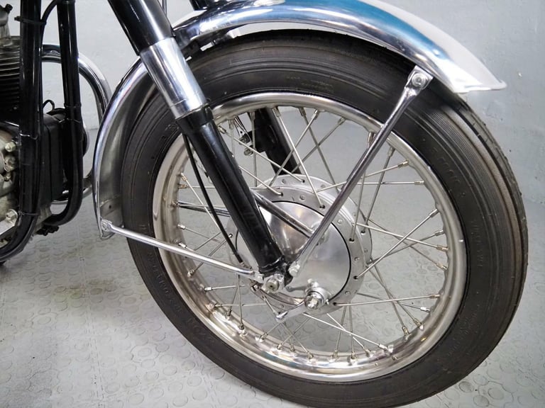 1957 BSA A7 total rebuild stunning ,stainless rims touring Rocket gold star look