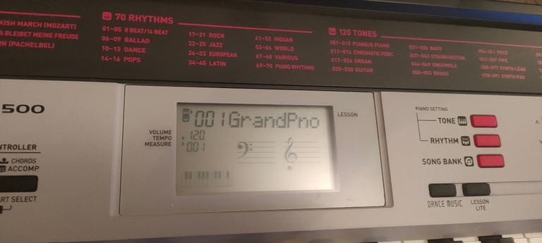 Electric keyboard Casio CTK1500