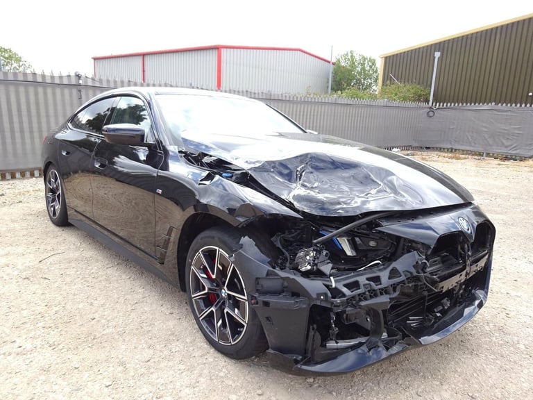 2025 74 REG BMW I4 EDRIVE40 M SPORT ELECTRIC AUTO DAMAGED REPAIRABLE SALVAGE