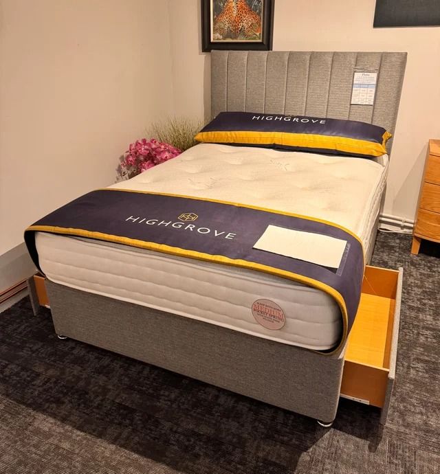 image for @Divan Double Size Bed 4ft6 - Comfy Feel | Flash Sale! - Free Delivery !! **