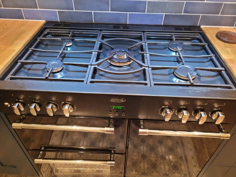 image for Belling dual fuel range cooker/oven & hob 90DFT