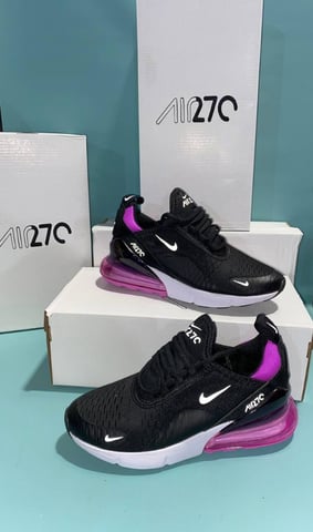 For Nike Women s Trainers 270s Black Purple Black Sneakers For Woman in Surrey Quays London Gumtree