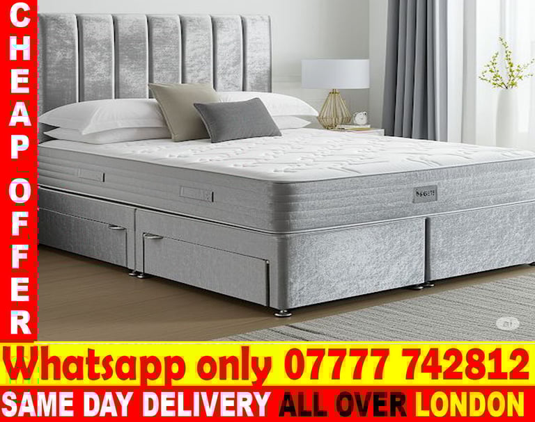 image for  -BED AND MATTRESS, SINGLE - DOUBLE  SMALL - DOUBLE  (RRE)