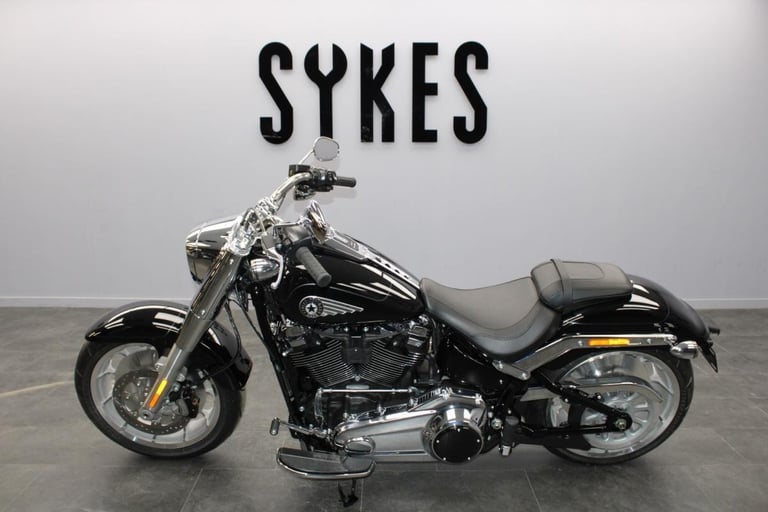2025 Harley-Davidson FLFBS Softail Fat Boy 117 in Vivid Black   