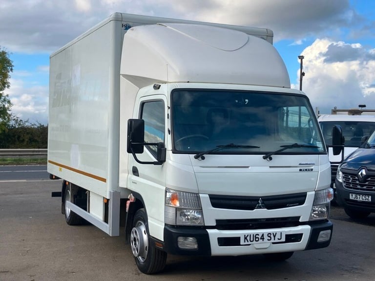MITSUBISHI FUSO CANTER EX SNAP-ON VAN WITH TAILLIFT. 12,950 NO VAT