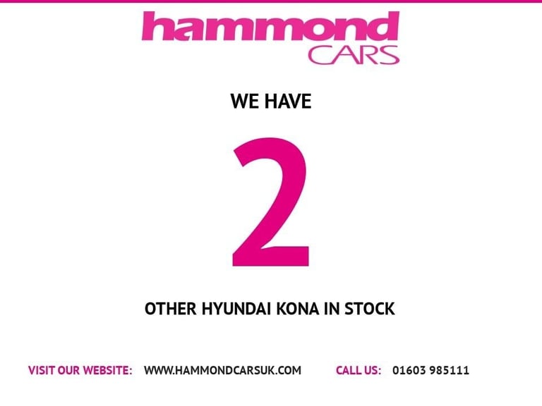 2018 Hyundai KONA 1.0 T-GDi Blue Drive SE SUV 5dr Petrol Manual Euro 6 (s/s) (120 ps) HATCHBACK P...
