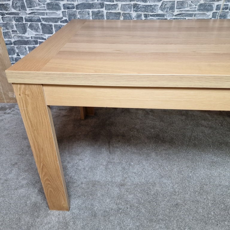 Oak Veneer Dining Table