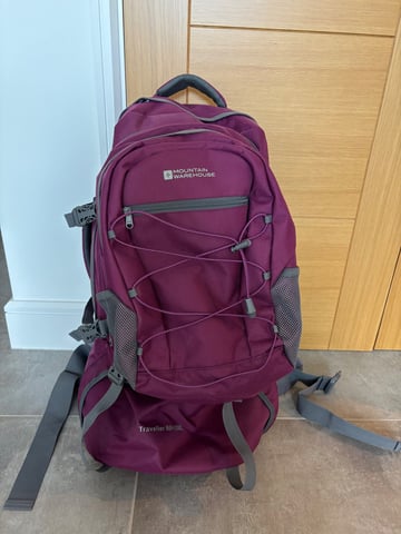 Mountain Warehouse Traveller 60L Rucksack with Detachable 20L
