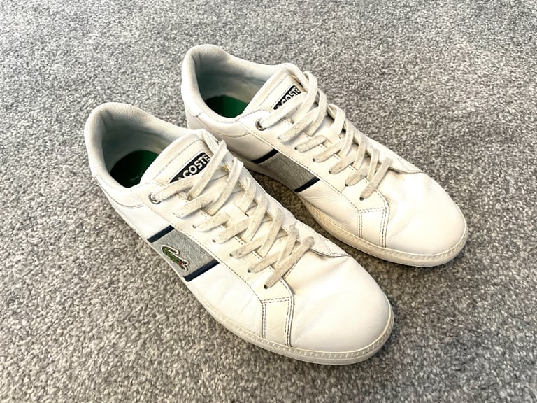 Men's Lacoste Trainers - UK Size 9 - White / Grey | in Jarrow, Tyne and ...