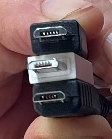 3 micro USB cables suitable for android phones, powerbanks and more