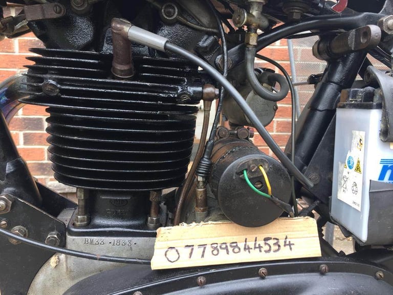 BSA 1956 m33 500 (cc) b33 b31 a65 running barn find project