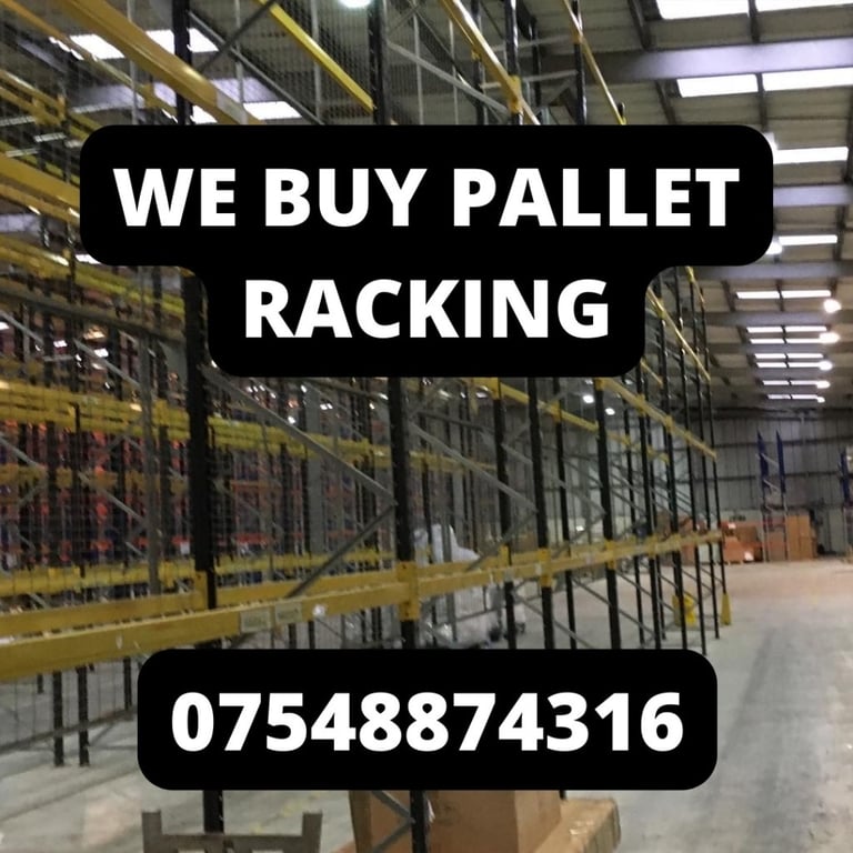 All pallet racking wanted cash paid ( storage , industrial shelving )