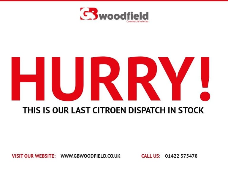 2017 Citroen Dispatch 1400 2.0 BlueHDi 120 Van Enterprise PANEL VAN DIESEL Manual