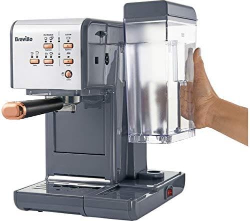 Brand New In Box. Breville Coffee Machine, Grey and Rose Gold Colour