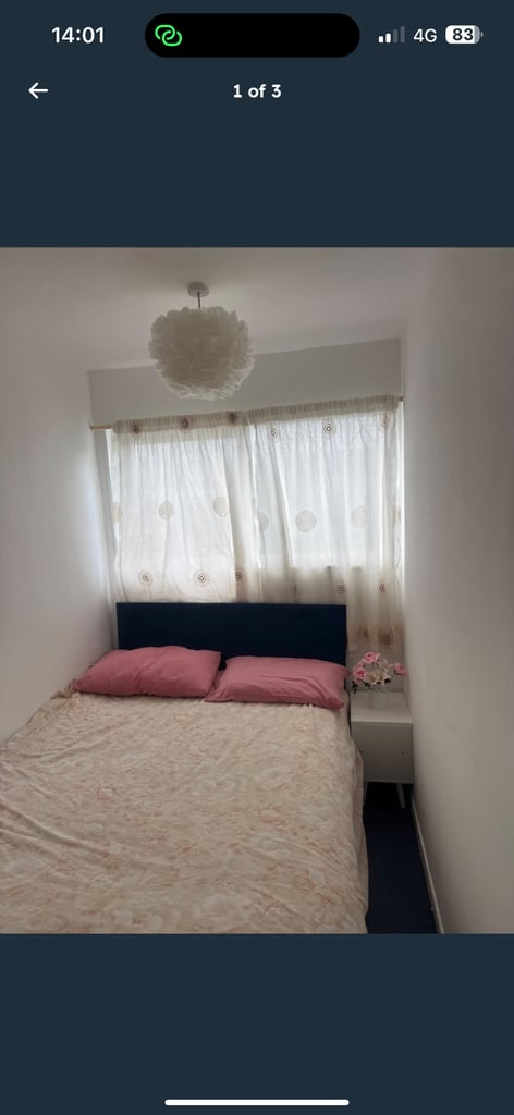 A SINGLE ROOM IN A THREE BEDROOM HOUSE 