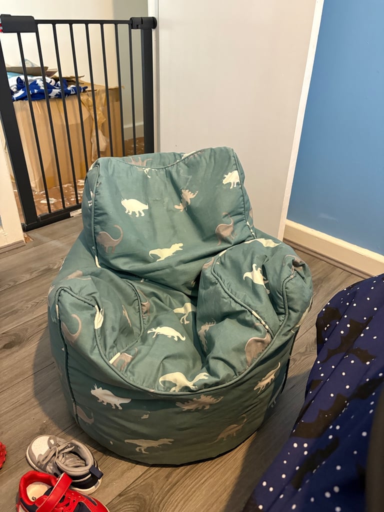 Kids dinosaur bean bag chair