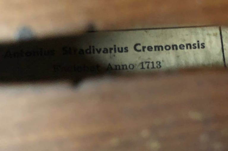 genuine (3/5) size Antonius Stradivarius 1713 vintage Violin
