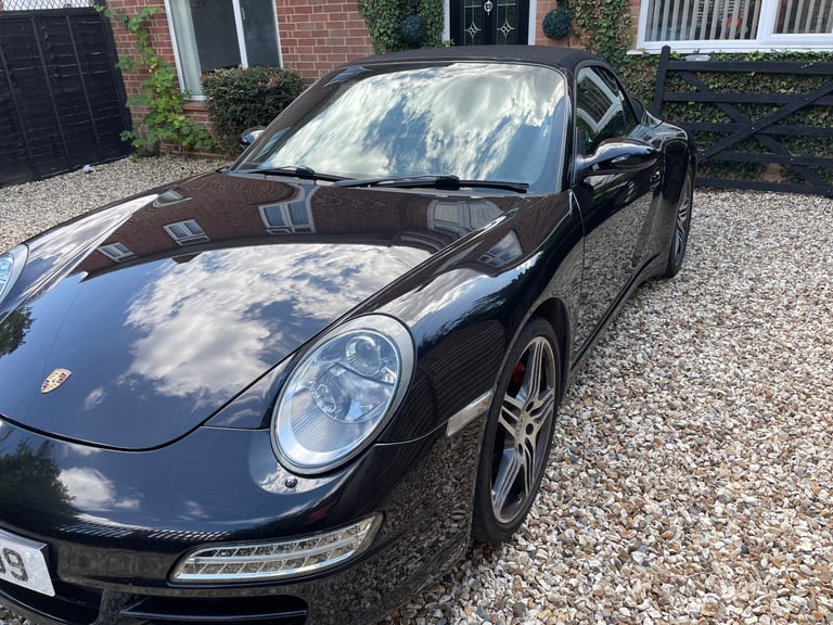 2007 PORSCHE 911 3.8 997 Carrera 4S Cabriolet! Turbo Alloys! Manual! Black! £22,500!