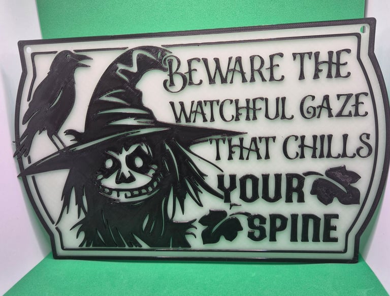 image for Halloween wall art, glow in the dark