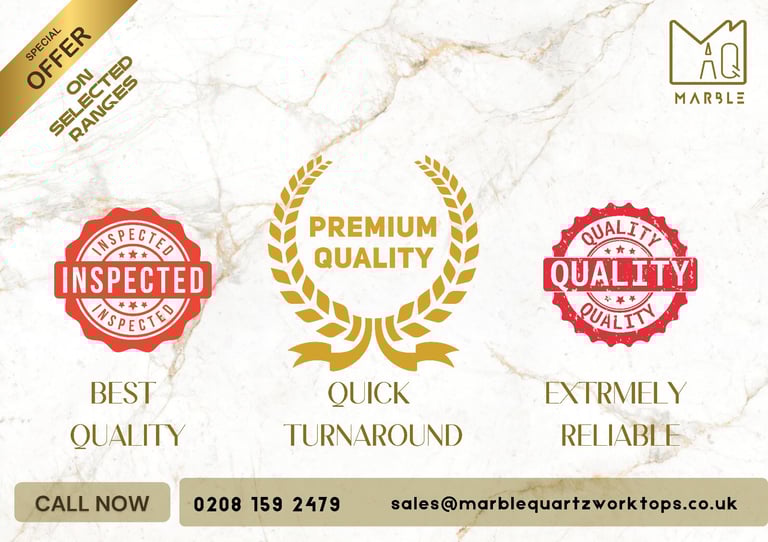 BARGAIN***MARBLE*****QUARTZ WORKTOPS LONDON & GRANITE****CALACATTA Kitchen Worktops