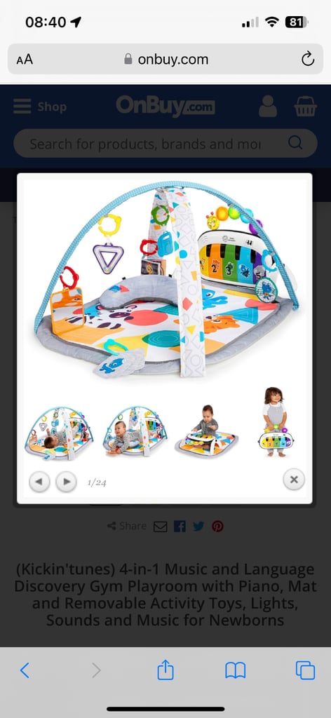 image for Baby Einstein Music & Language Discovery Gym