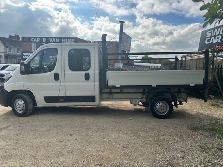 2020 Peugeot Boxer 335 2.2BlueHDi D/Cab 7 Seat LWB Dropside 165PS AC Dropside Diesel Manual