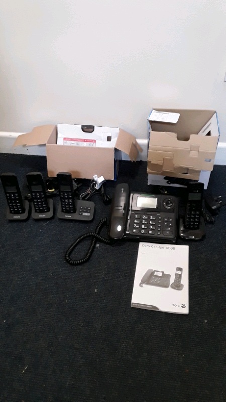 Telephone System Doro with station